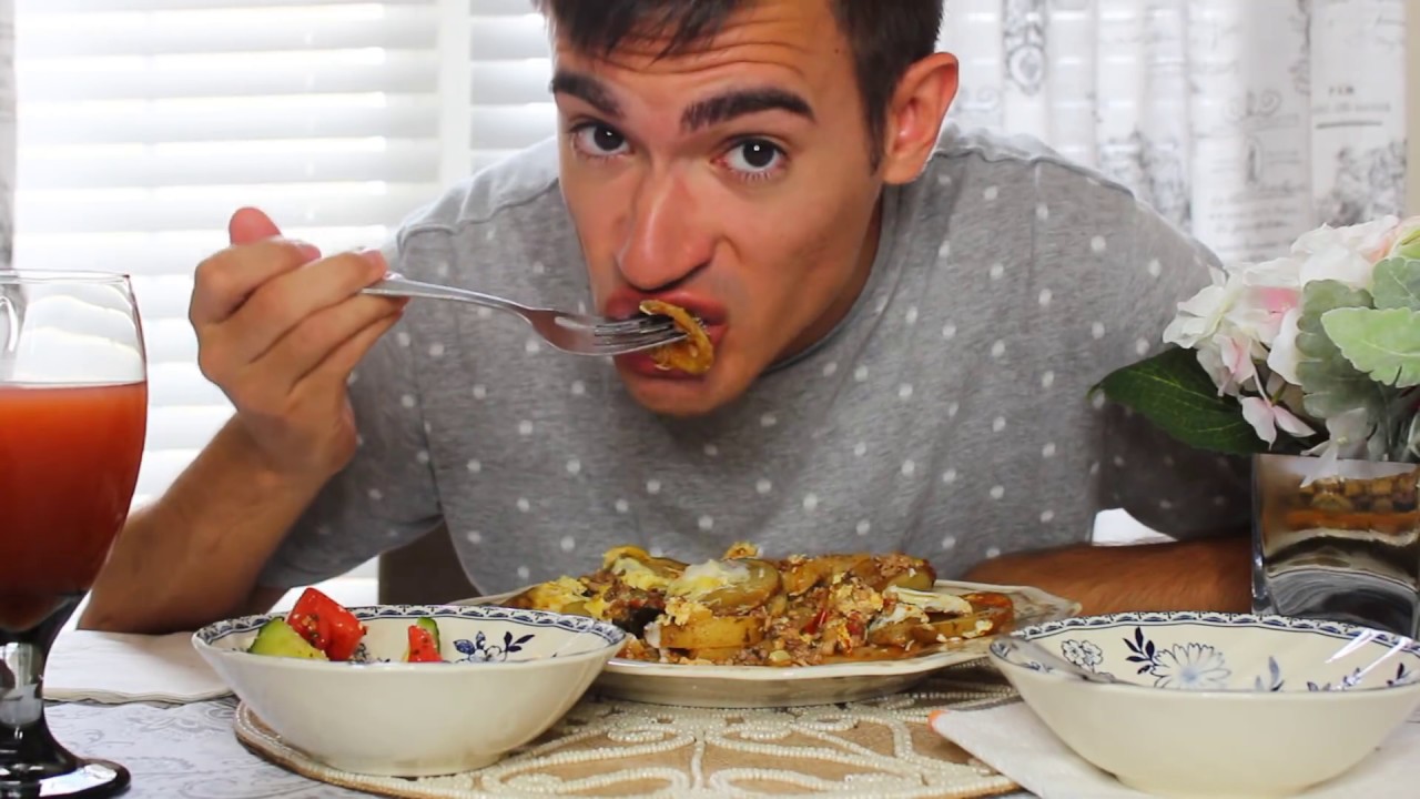 Musaka Recepta Macedonian Mukbang. Lets Eat ASMR.