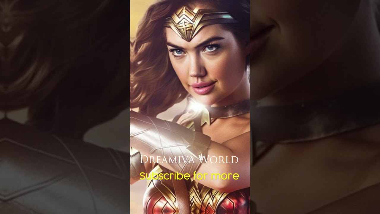Kate Upton as Gal Gadot in Wonder Woman