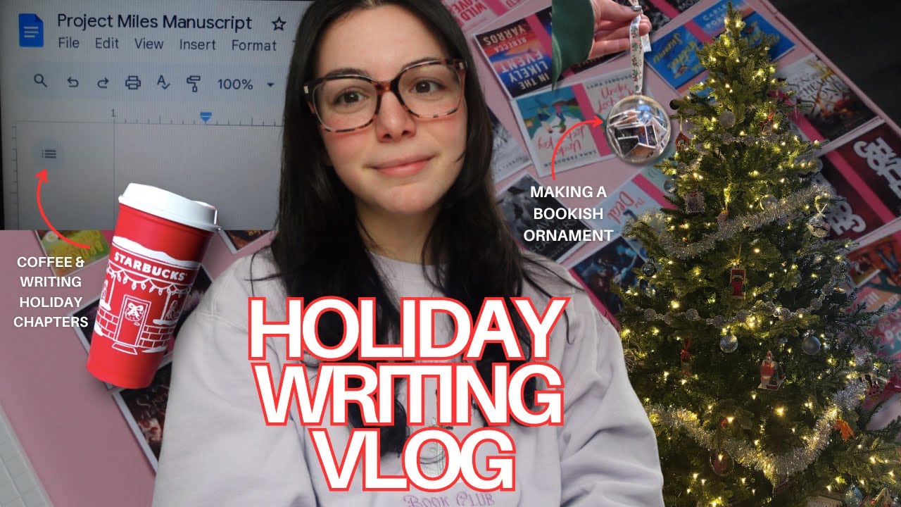 Пишите вместе во время праздников 🎄 | Уютный видеоблог о писательстве