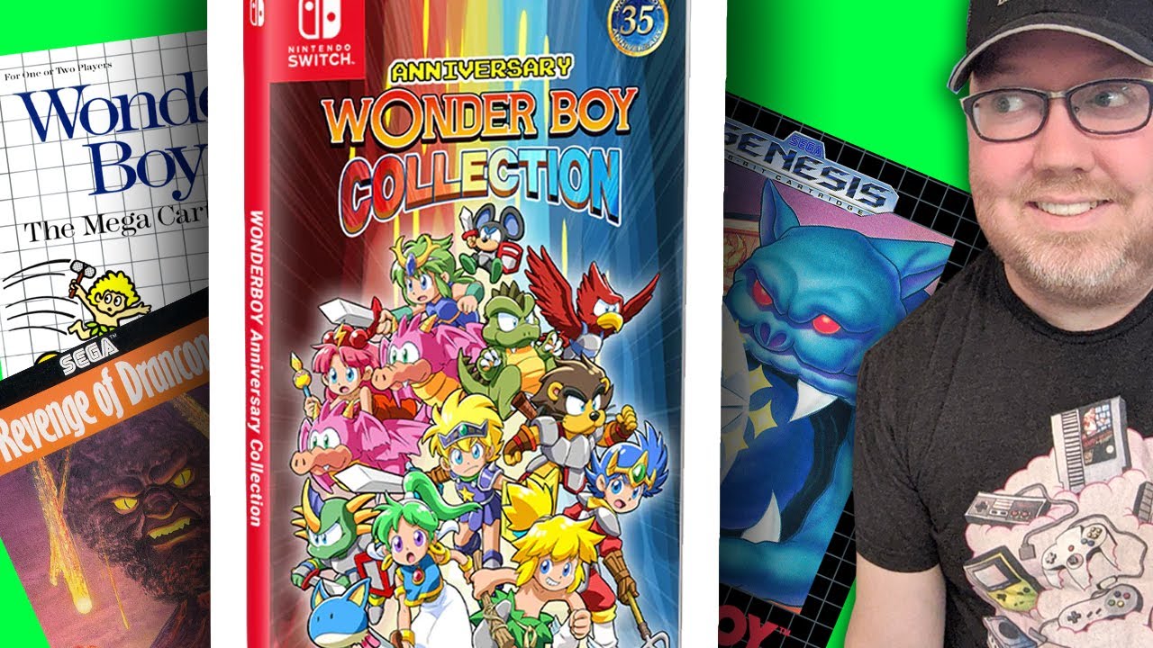 6 GAMES - 21 VERSIONS in this Anniversary Wonder Boy Collection