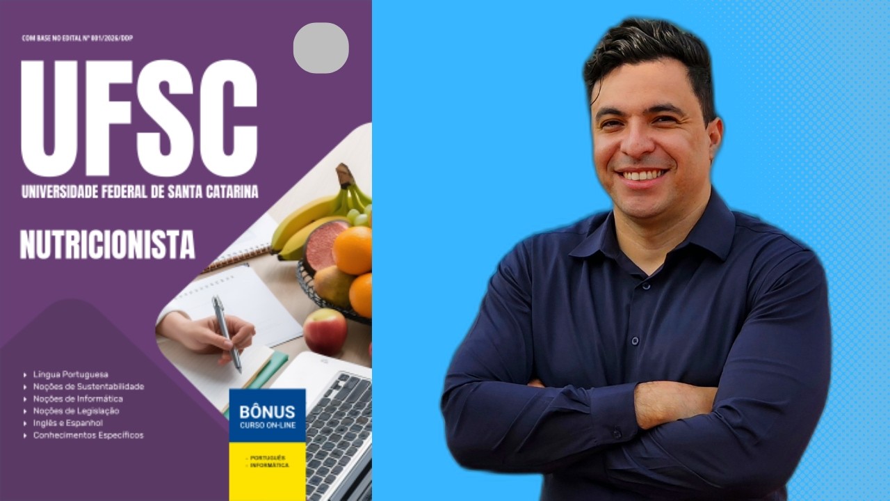 Apostila Concurso UFSC Universidade Federal de Santa Catarina  2026 - Nutricionista