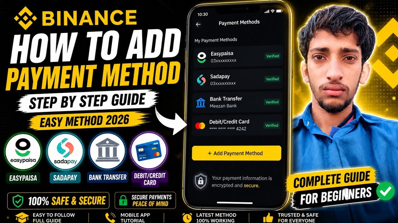 How to Change Binance Payment Method in P2P 2026 Pakistan | How to Safe Deal P2P in Pakistan 