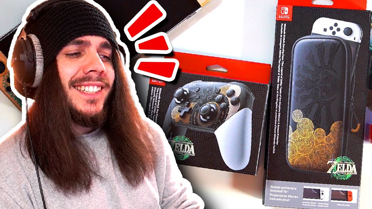 Ho comprato TUTTI gli accessori di Zelda: Tears of the Kingdom per Switch e li apro in questo video