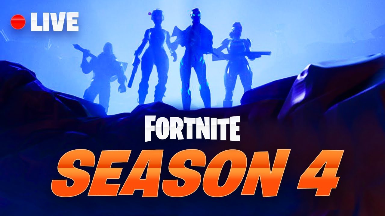 FORTNITE BATTLE ROYALE SEASON 4!! NEW BATTLE PASS LIVE!!