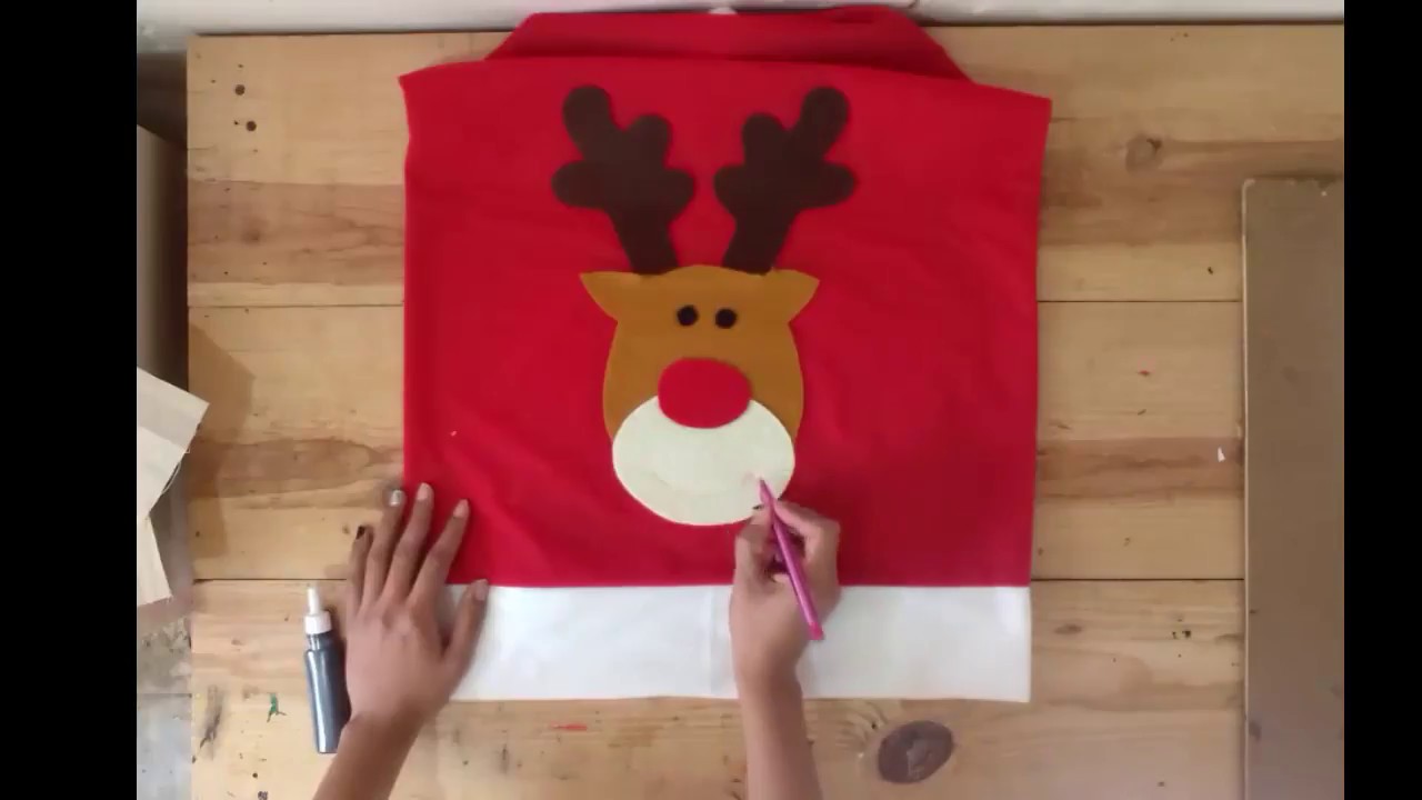 DIY Cubresillas Funda Navideña !!!