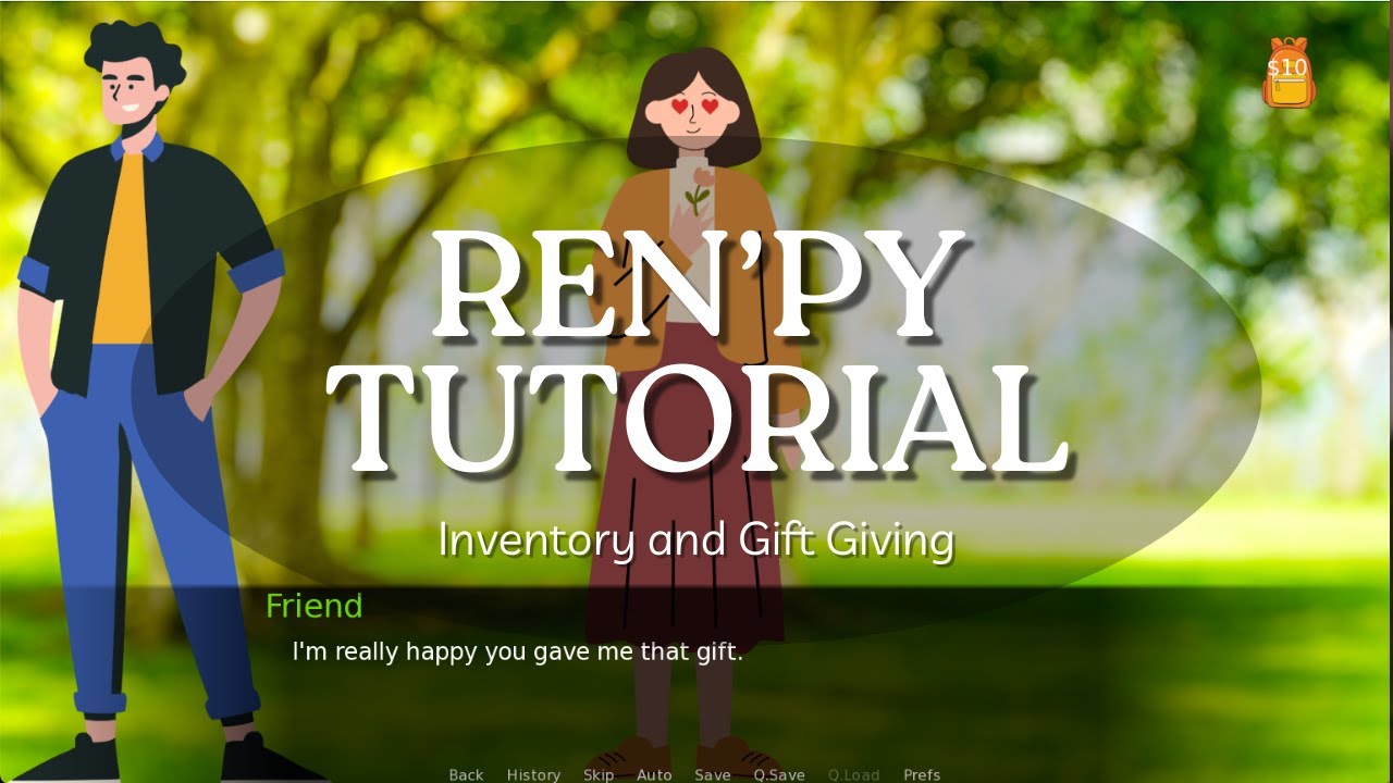🎮 Ren'Py Visual Novel Tutorial: Inventory & Choices System
