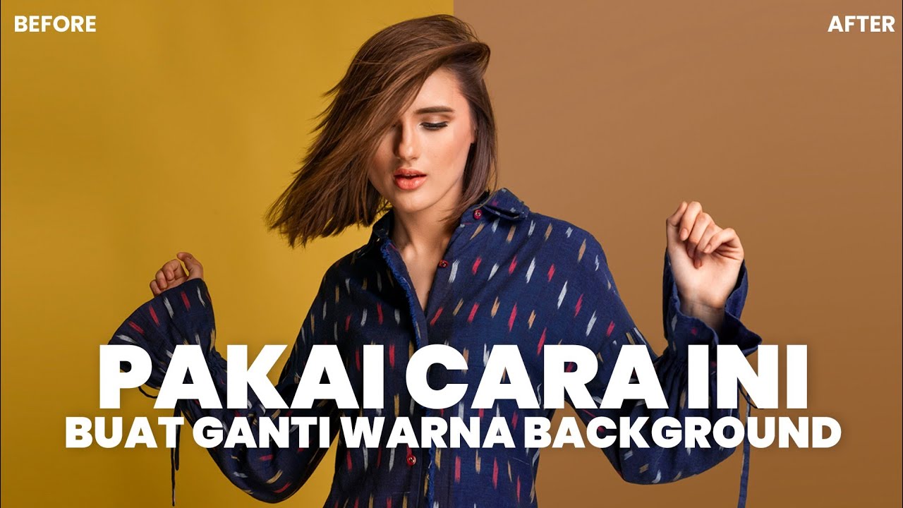 Cara Mengubah Warna Background Foto di Adobe Photoshop | #EditingSeries