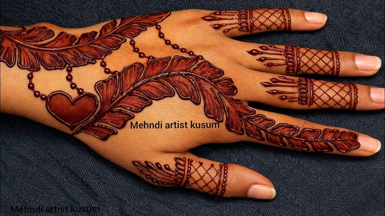 Very Simple Arabic Mehndi Design||New Mehndi Design Easy||Mehndi Ki Designs||Mehndi Design||Mehendi