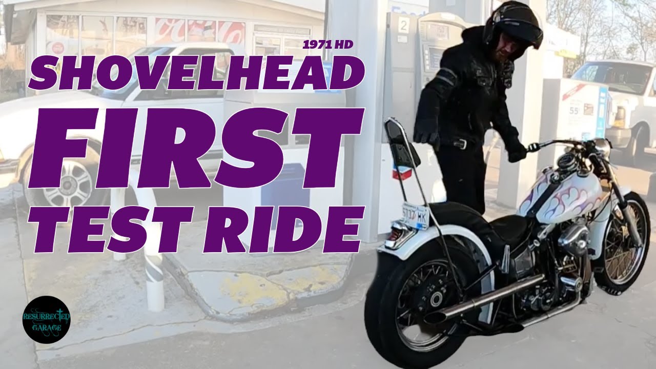 1971 Harley Davidson Shovelhead Chopper - First Test Ride Didn't go as Planned