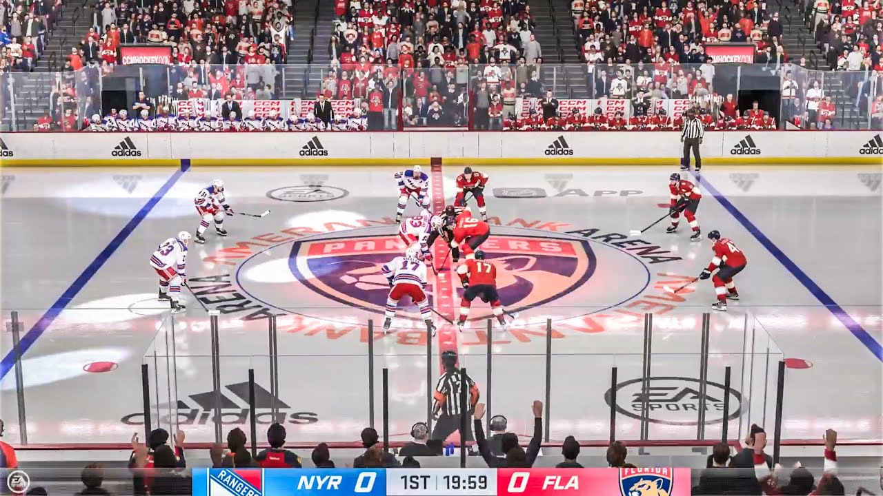New York Rangers vs Florida Panthers 12/29/2023 NHL 24 Gameplay