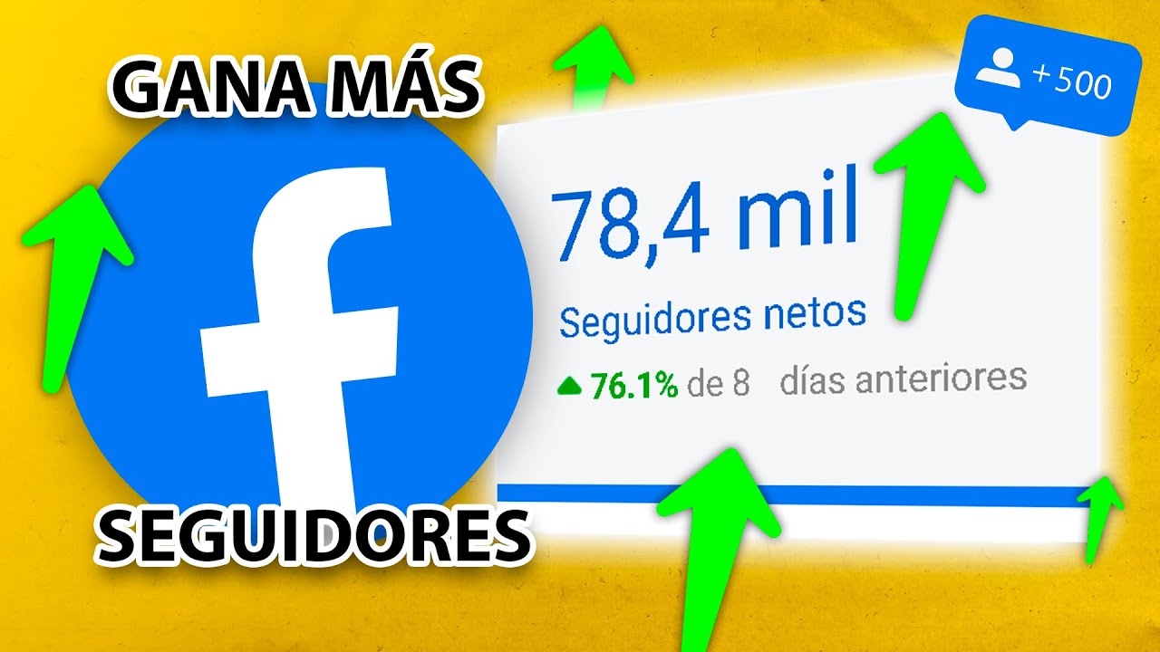 Como ganar seguidores y crecer en Facebook 2024 ✅