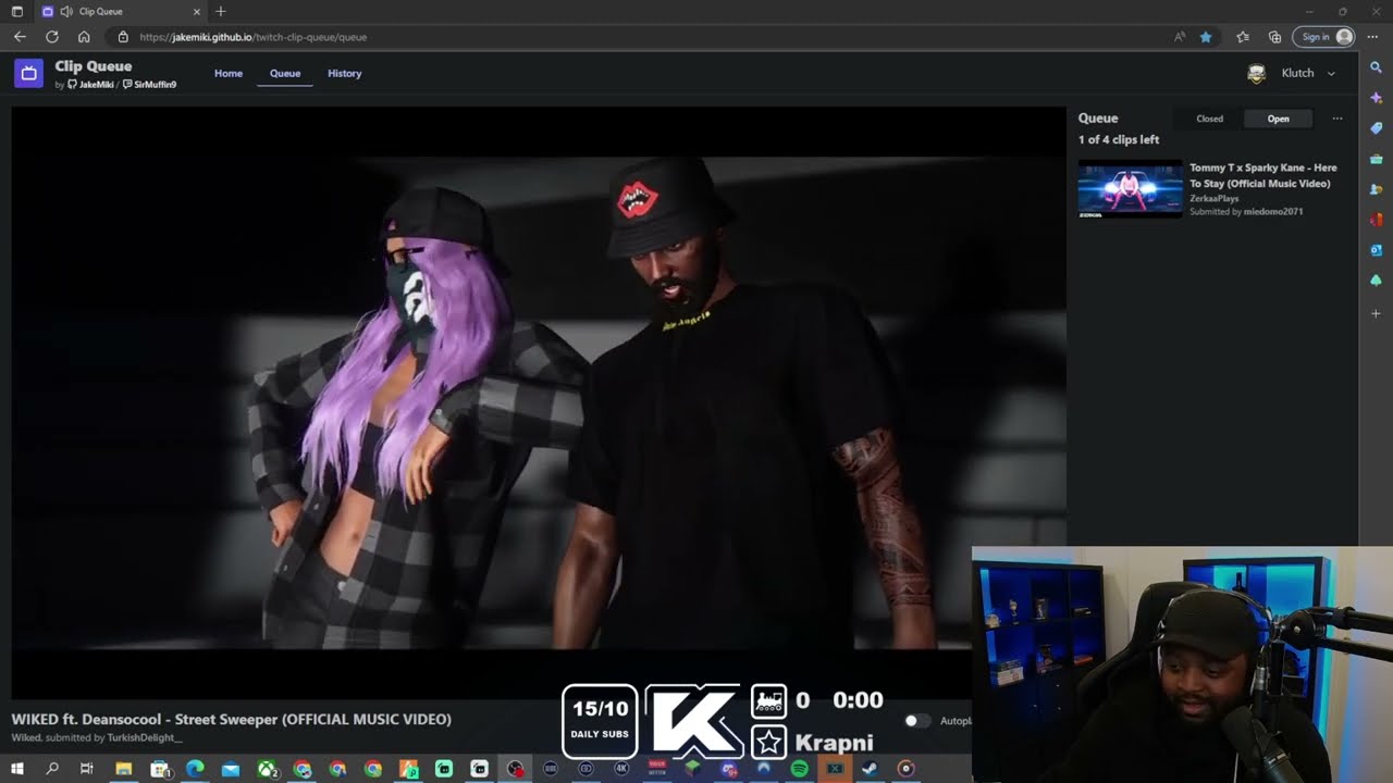KLUTCH (ELI) REACTS TO WIKED ft. Deansocool - Street Sweeper (OFFICIAL MUSIC VIDEO)