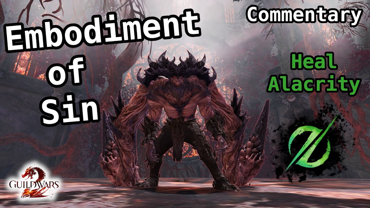Gw2 | Cerus CM | Embodiment of Sin | UNIT + Rebound | Heal Alacrity Scourge | Commentary