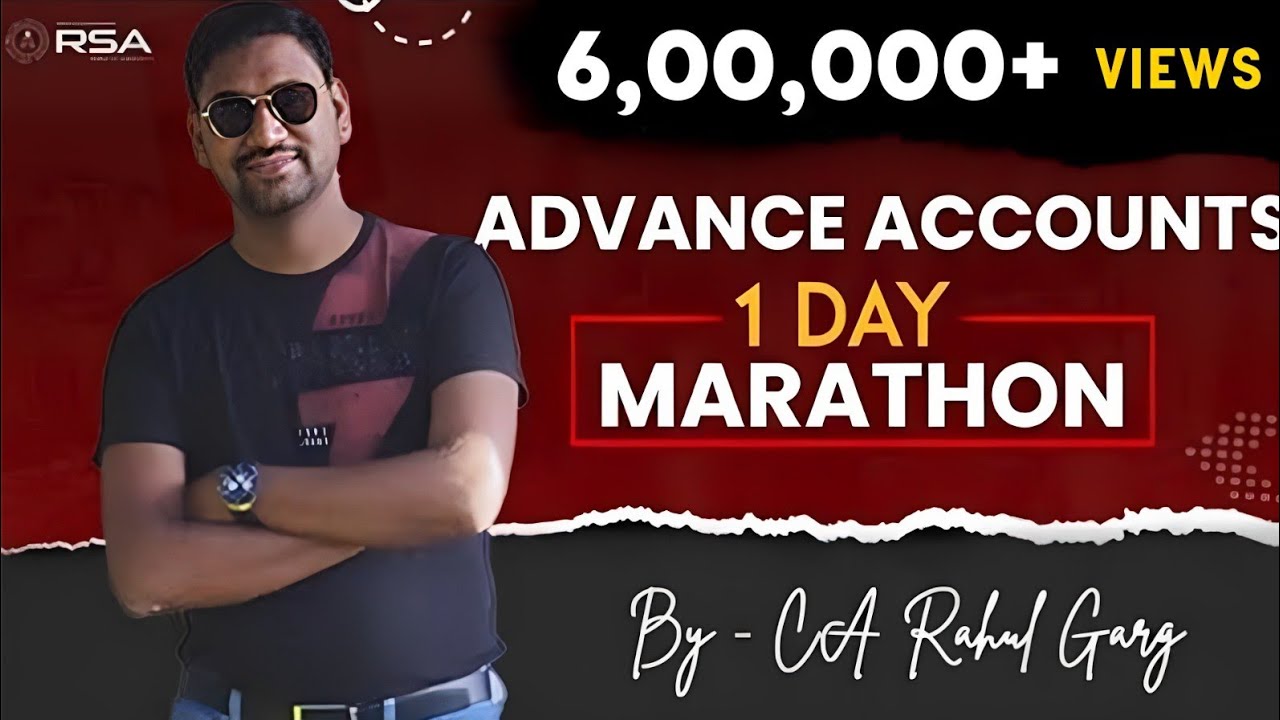 🔴The Trishula 🔱 - ADVANCE ACCOUNT 1 DAY MARATHON |🔥Best Revision by CA Rahul Garg |