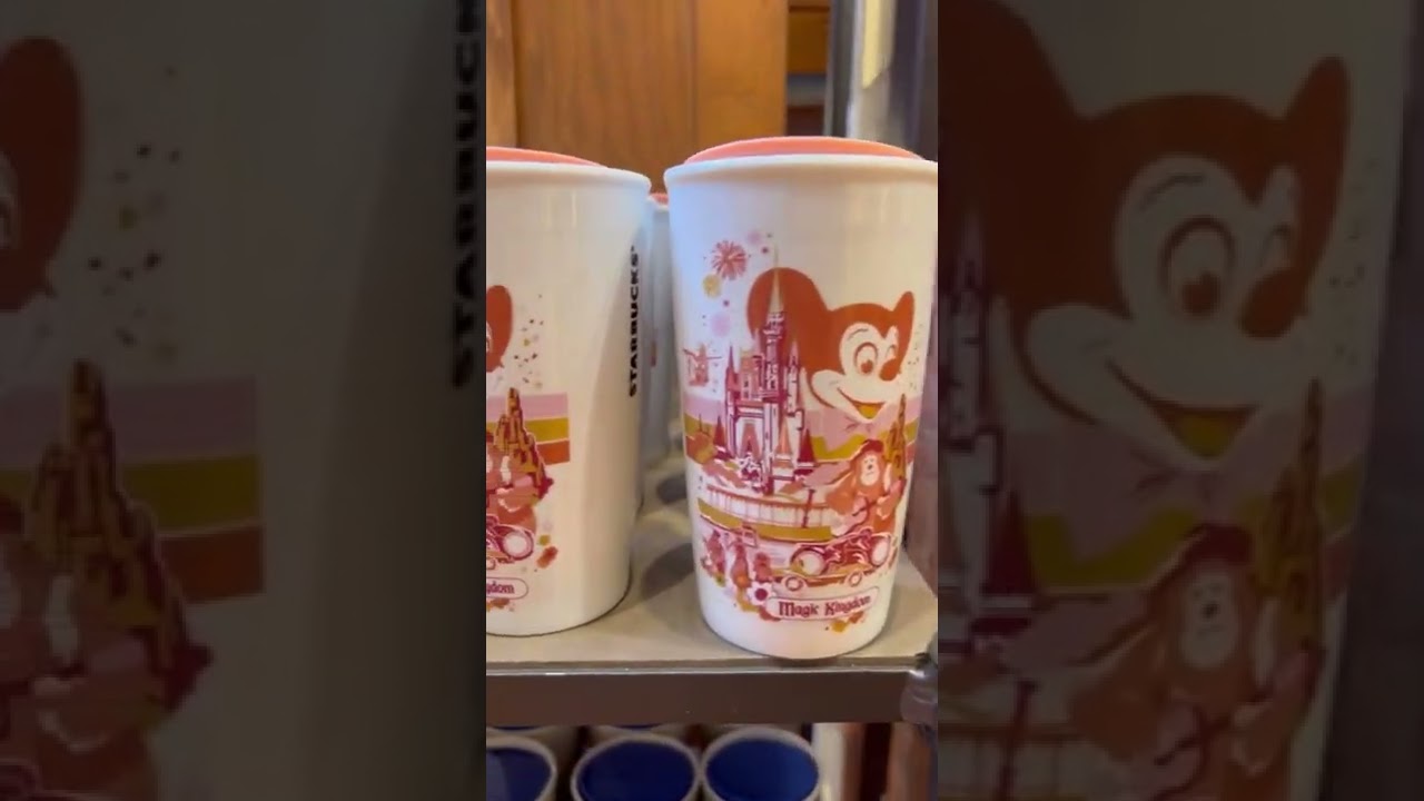 Walt Disney World Parks Starbucks Collection merch tumbler, mugs, pins, travel mug, ornament, coffee
