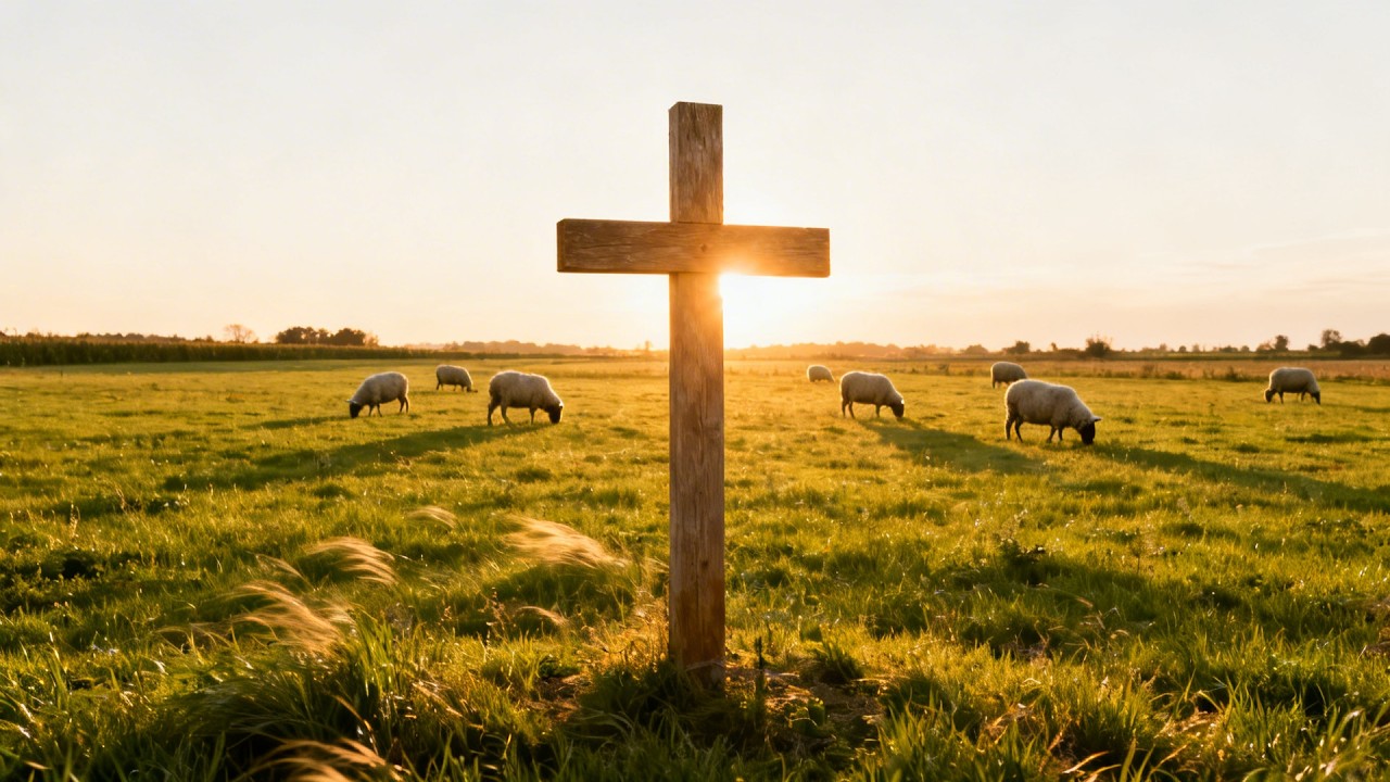 Peaceful Morning With Jesus 🌅 Soft Worship Music & Farm Sounds for Deep Sleep & Prayer