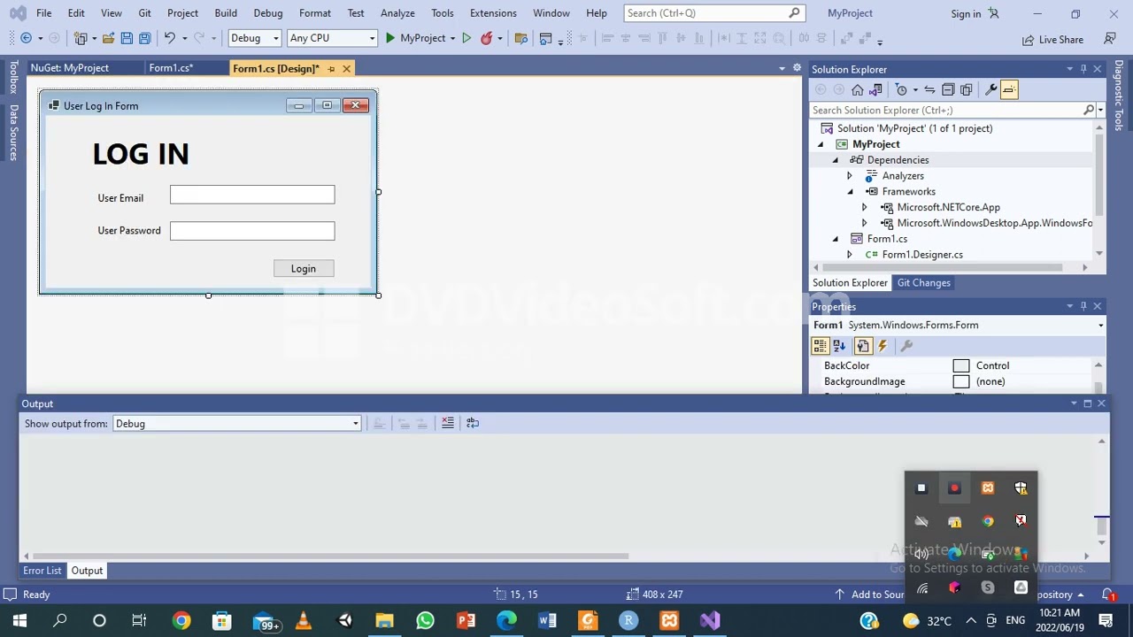 LogIn Validation using MySQL database (xampp server ) in c# visual studio 2022 | Connect C# to MySQL