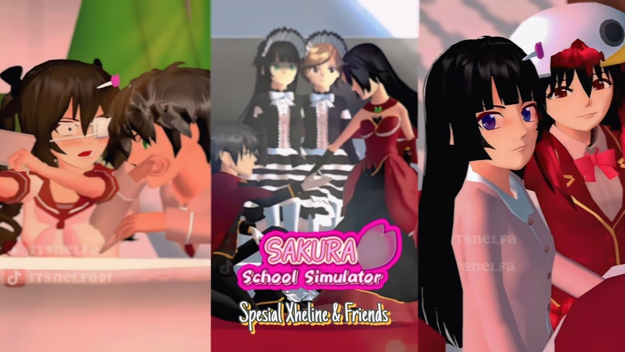 Kompilasi Spesial Episode Xheline, Damian & Nathan ~ 💔⁉️ #sakuraschoolsimulator