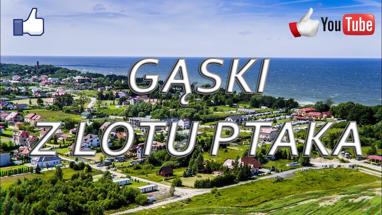 🅉🄾🄱🄰🄲🅉 👍 Gąski z lotu ptaka - zobacz jak z drona wygląda to nadmorskie miasto!