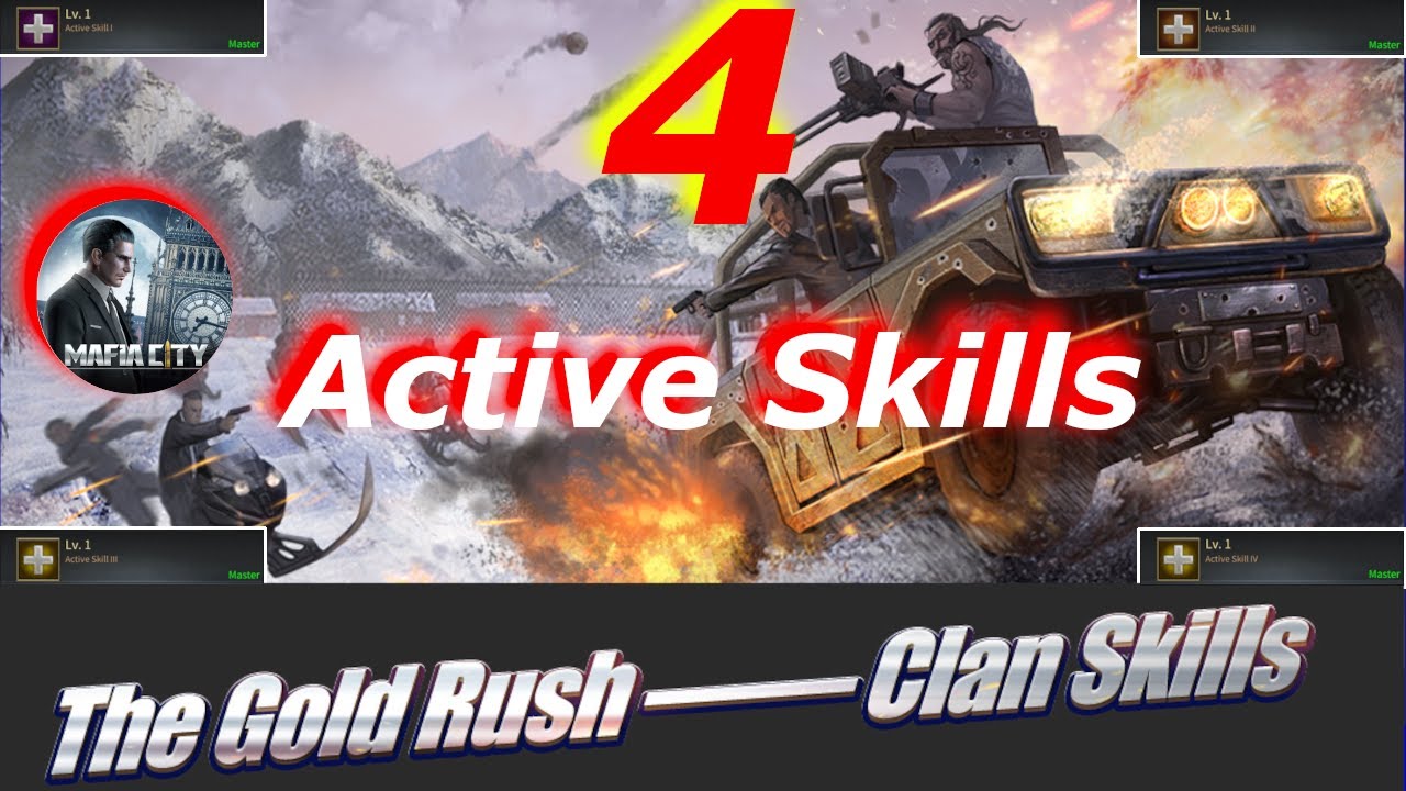 Gold Rush skill mafia city | mafia city gold rush event