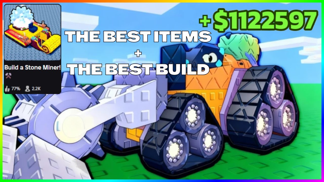 Best Items And Build In Roblox Build A Stone Miner