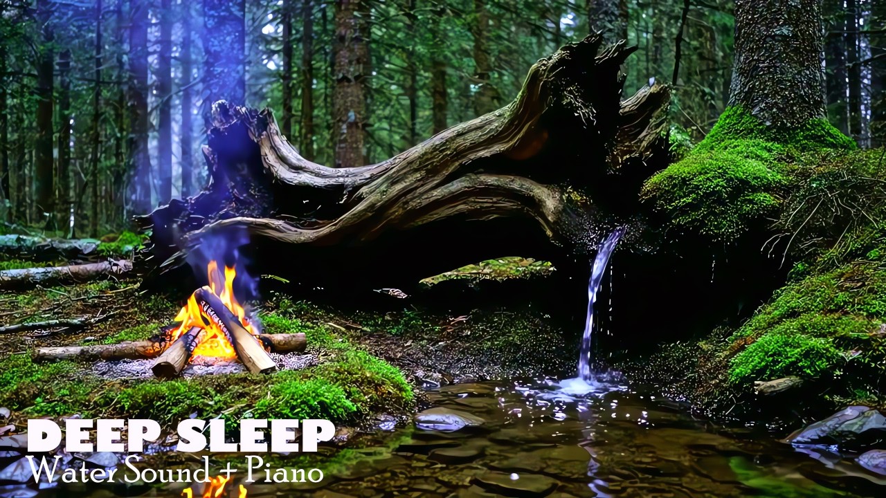 Soothing Water Ambience with Soft Relaxing Music 🌿 Deep Sleep & Serenity