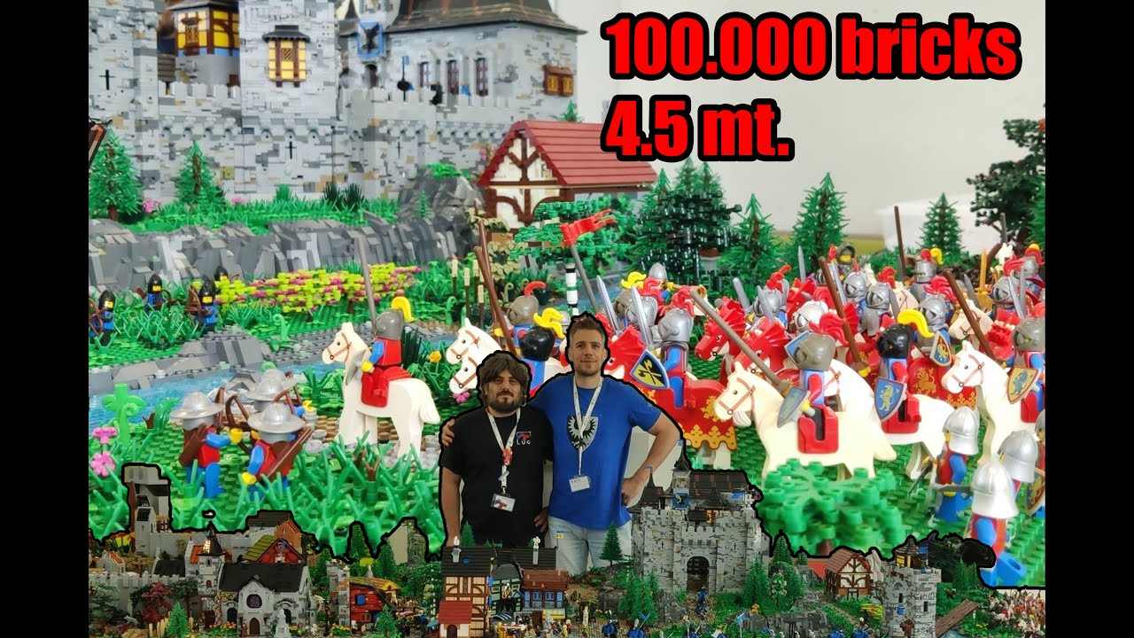 LEGO Medieval village DIORAMA - Black Falcon's Fortress 2025