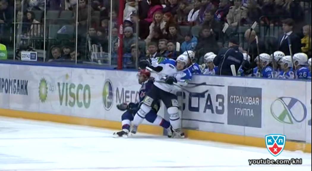 Бой КХЛ: Рыбин VS Мянтюля / KHL Fight: Rybin VS Mantyla