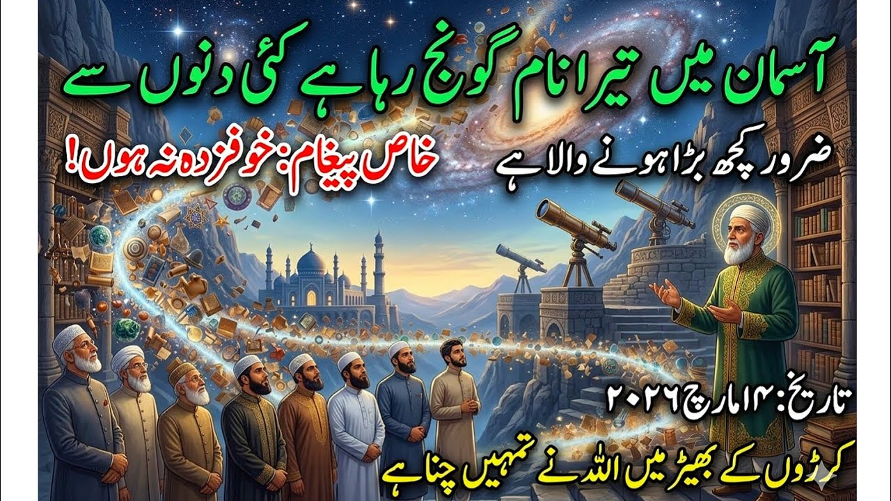 Asman Mein Tera Naam Kai Dinon Se Ghoonj Raha Hai...zrur kuch bra ho ga