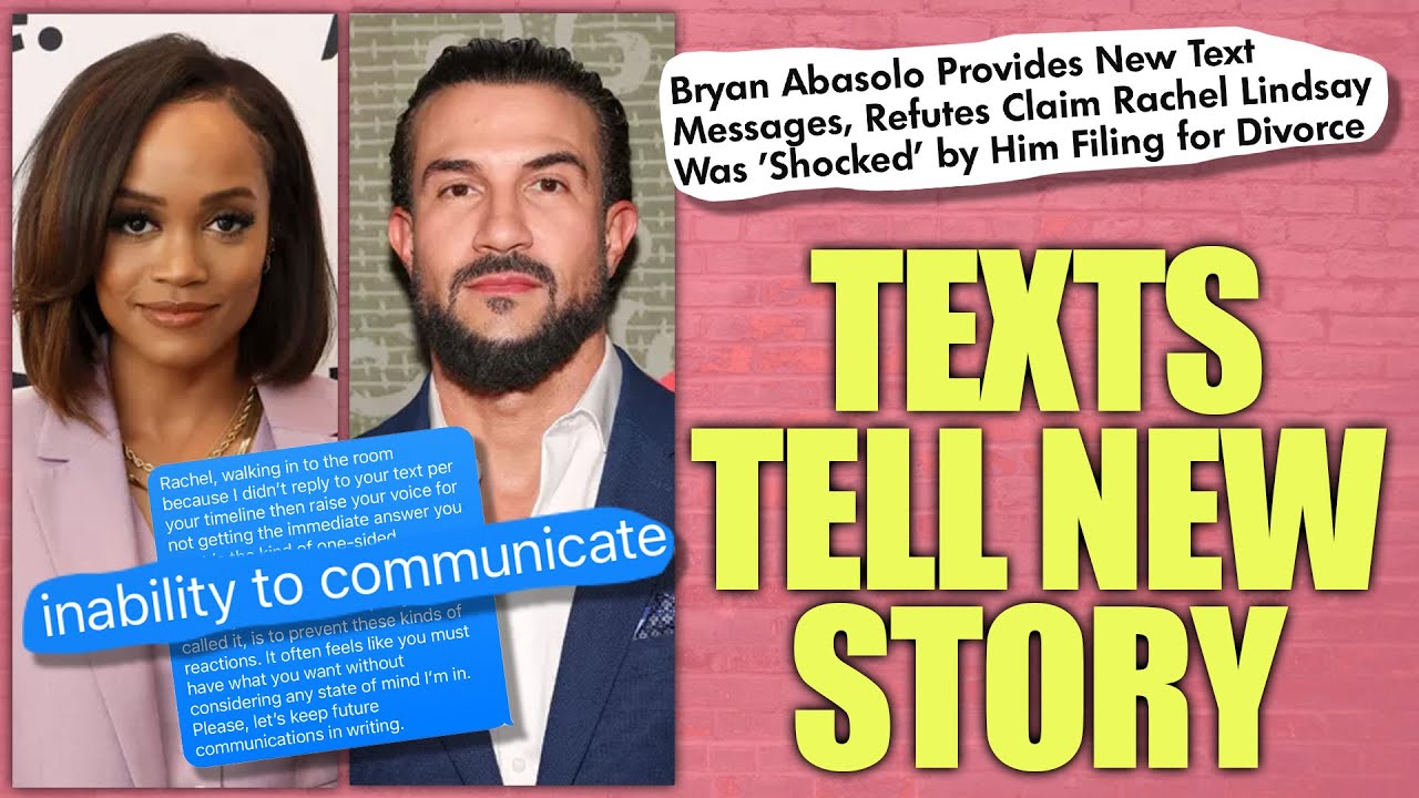 Bachelorette Star Bryan Abasolo REVEALS New Texts In Court DOCS Refuting Rachel Lindsay's Claim!