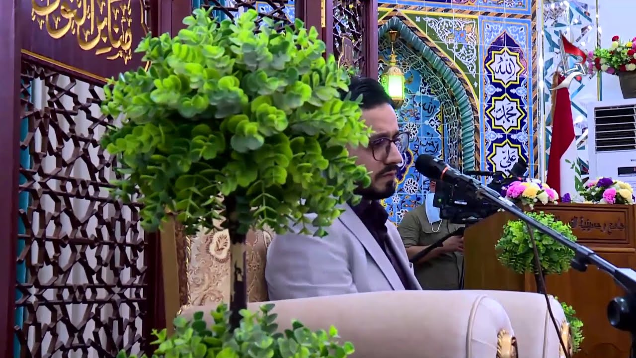 حسنين الحلو | التلاوة القرآنية التي انتظرتموها من محفل منابر النور في محافظة الديوانية | مدينة عفك