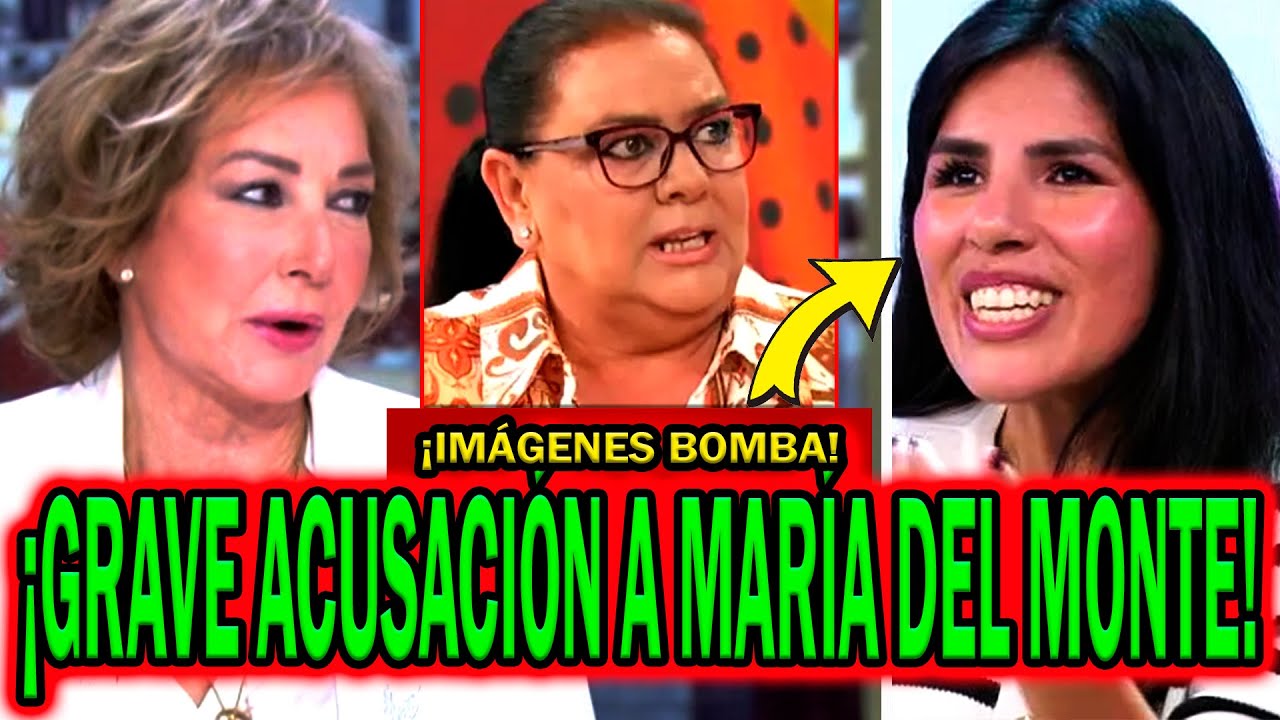 💥¡GRAVE ACUSACIÓN! POR ISA PI A MARÍA DEL MONTE EN TELECINCO POR ISABEL PANTONA CON ANTONIO ROSSI