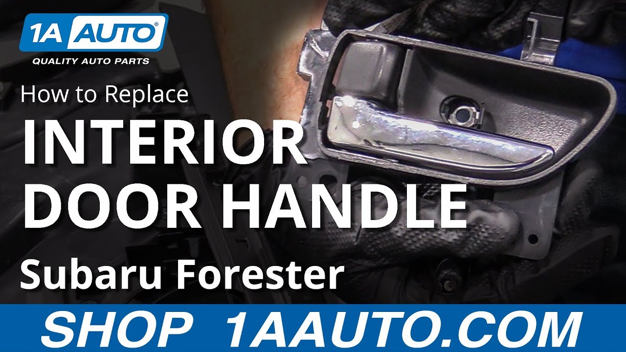 Как заменить внутреннюю ручку двери на Subaru Forester 13-18