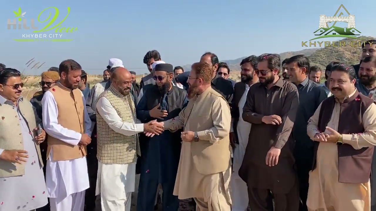 Earth Breaking Ceremony of the development- Hill View Block Khyber City #khybercity #HillViewBlock
