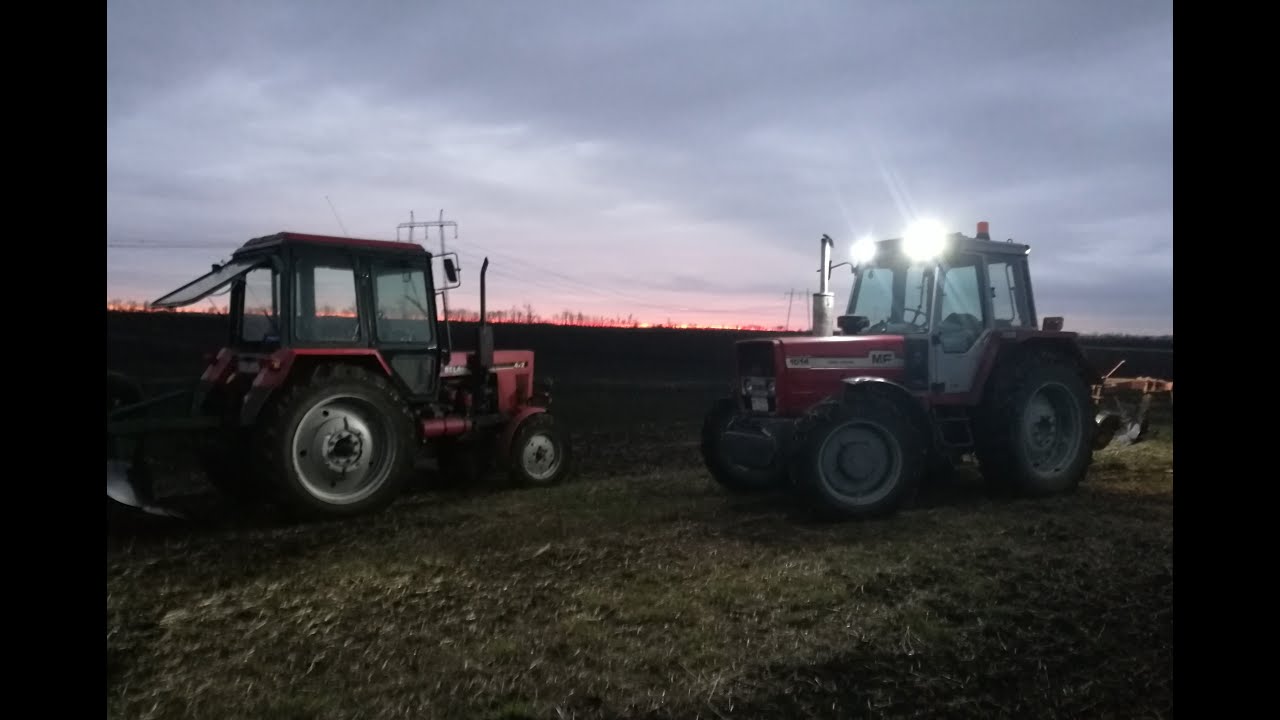 Szántás Mtz 80 | Massey Ferguson 1014 Kühne | Belarus 80