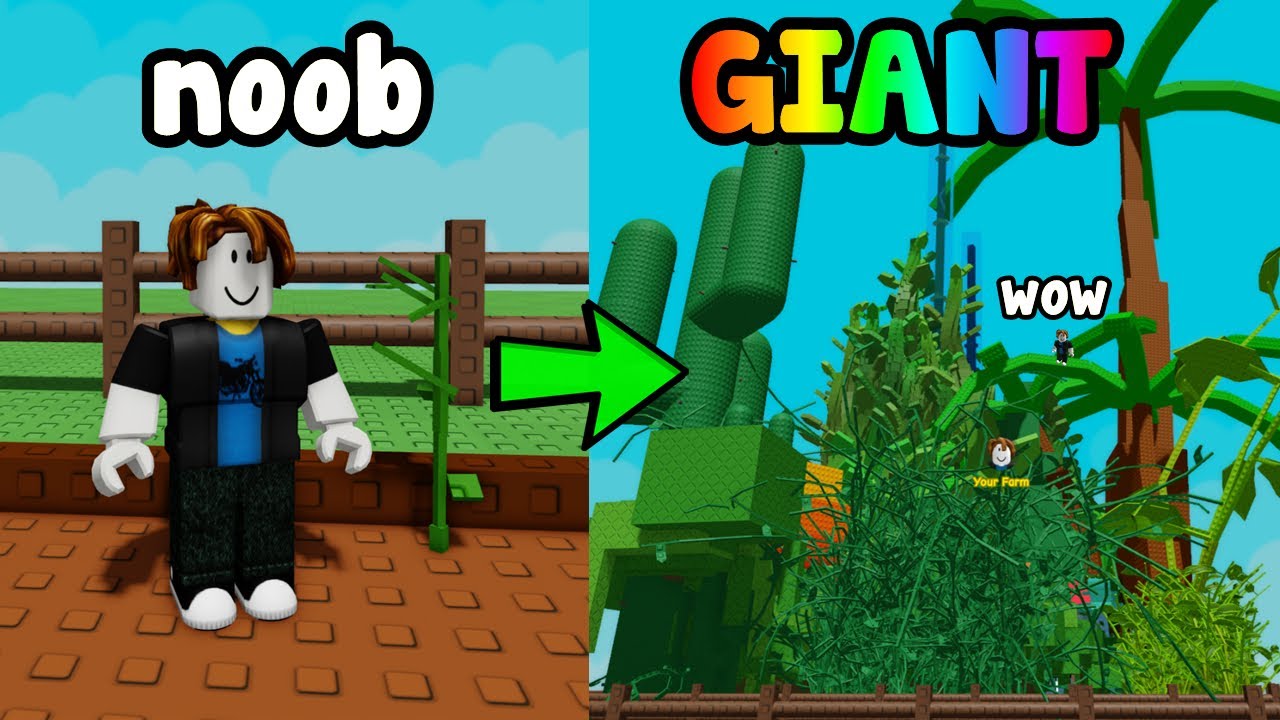 Я вырастил самый большой сад в игре «Вырасти сад» в Roblox! Гигантское растение из каждого семени!