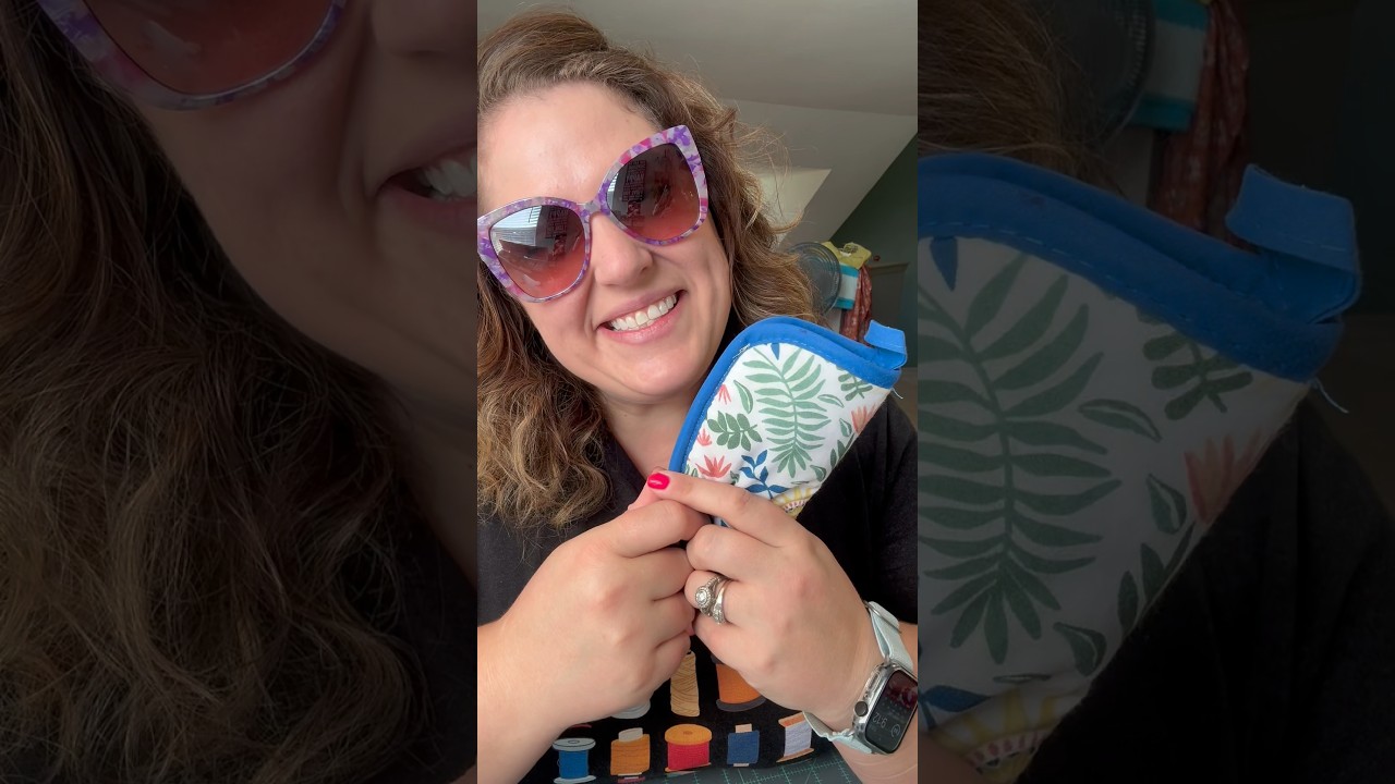 1 Minute&hellip; 1 Dollar&hellip; 1 Stitch&hellip; Sunglasses Case! 🕶️ #sewing #sewingdiy #sewingprojects
