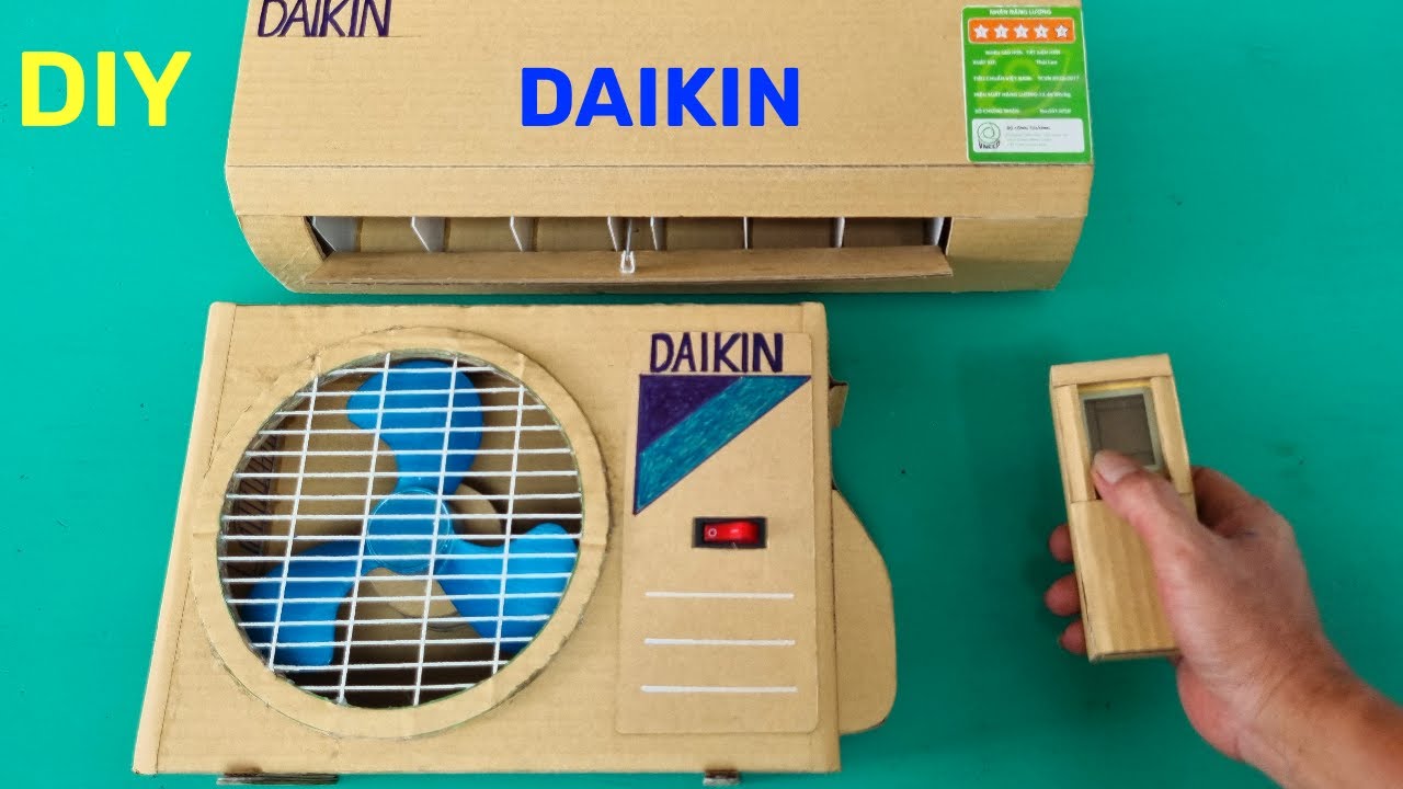 Amazing DIY Daikin Air Conditioner From Cardboard | Looks Like the Real One