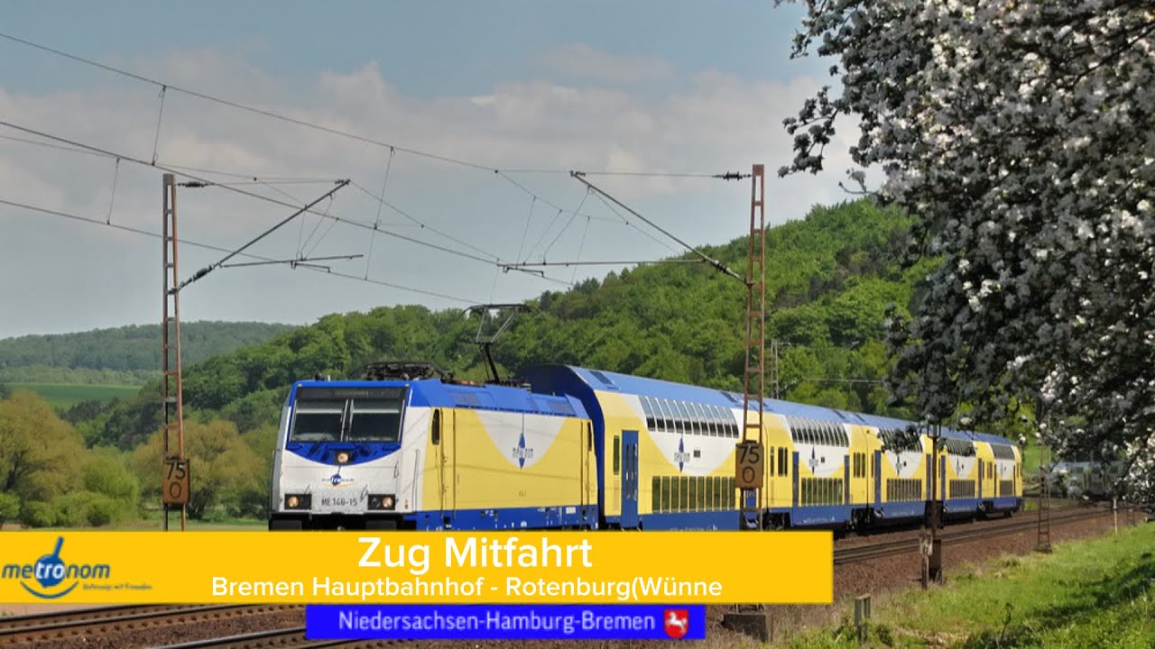 Mitfahrt ME RB41 | Bremen Hbf - Rottenburg(Wümme) | Metronom