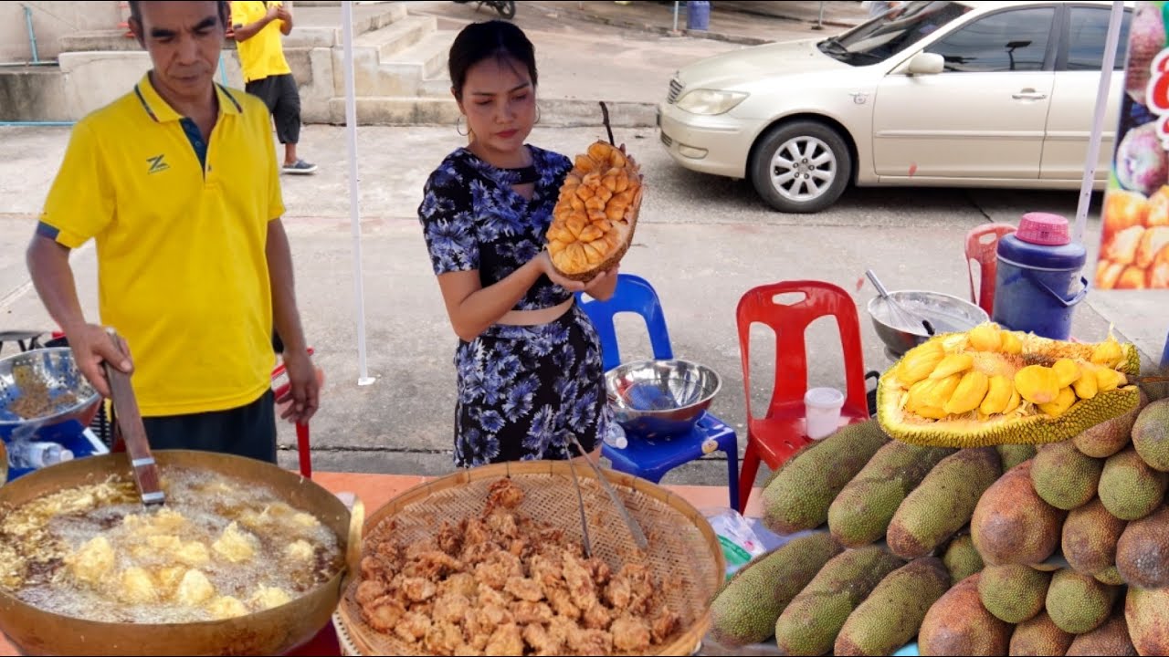 Amazing! How to Eat Chempedak Fruits - A Jackfruits But Better | Thai Street Food