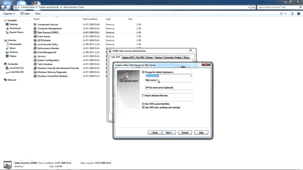 CR Basics Part-2 How to Create an ODBC Connection in Crystal Reports