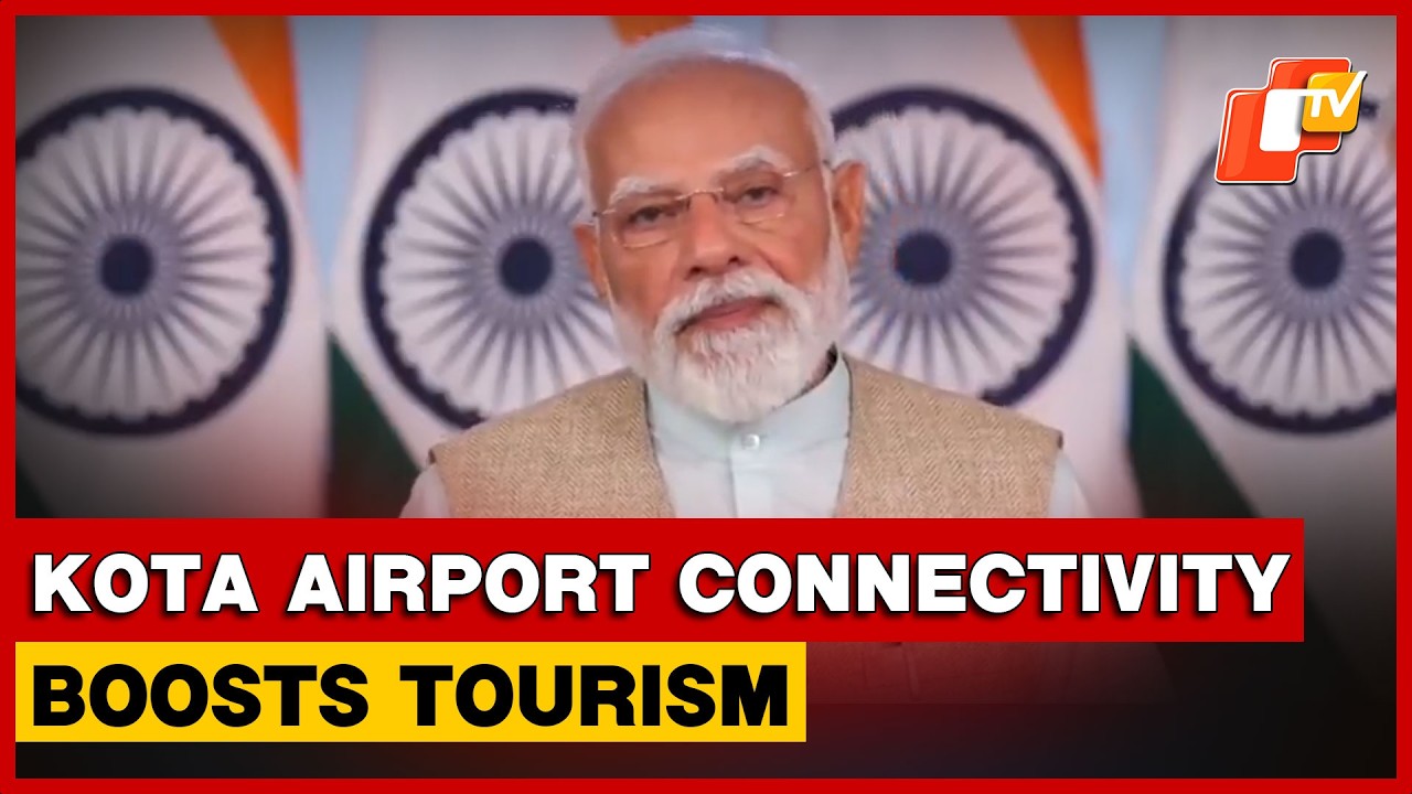 PM Narendra Modi Speaks At Kota Airport Foundation Stone
