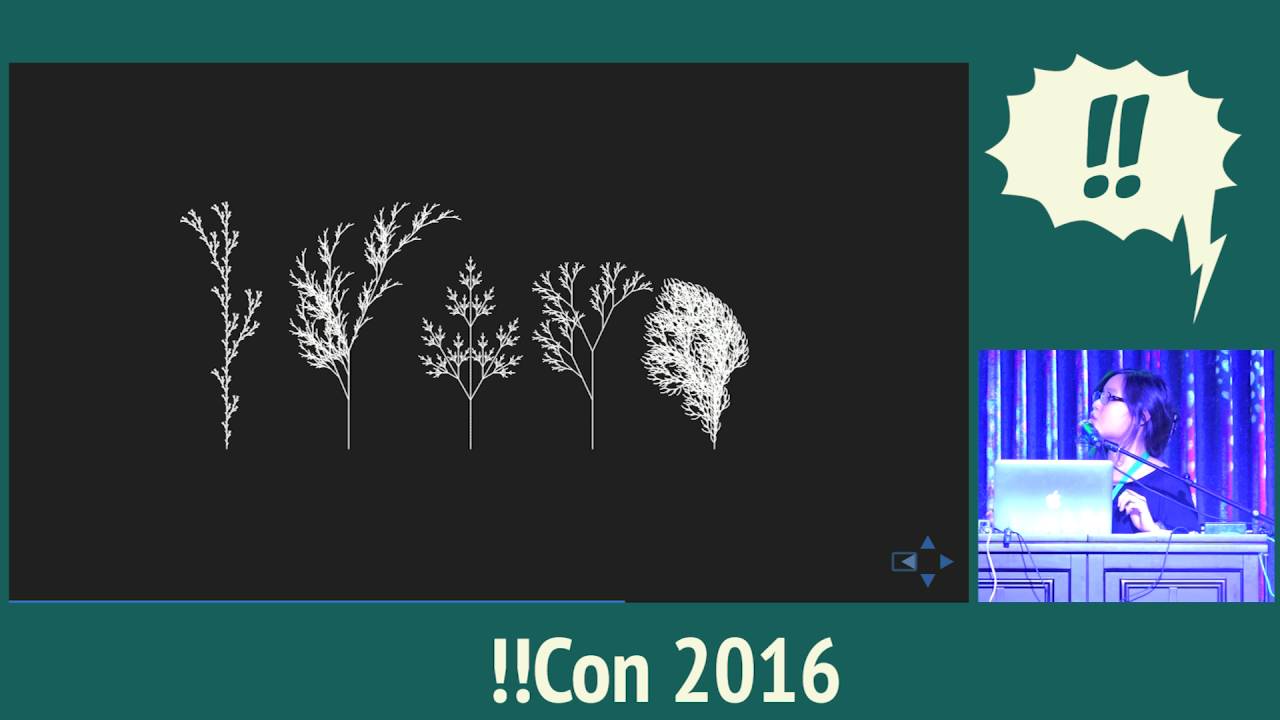 !!Con 2016 - Plants are Recursive!!: Using L-Systems to Generate Realistic Weeds By Sher Minn Chong