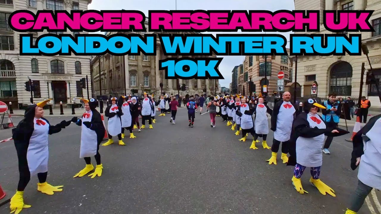 Cancer Research UK London Winter Run 10k 2025 - 10th Anniversary - 44:04 PB!🐧🐻‍❄️🐺​@CancerResearchUK