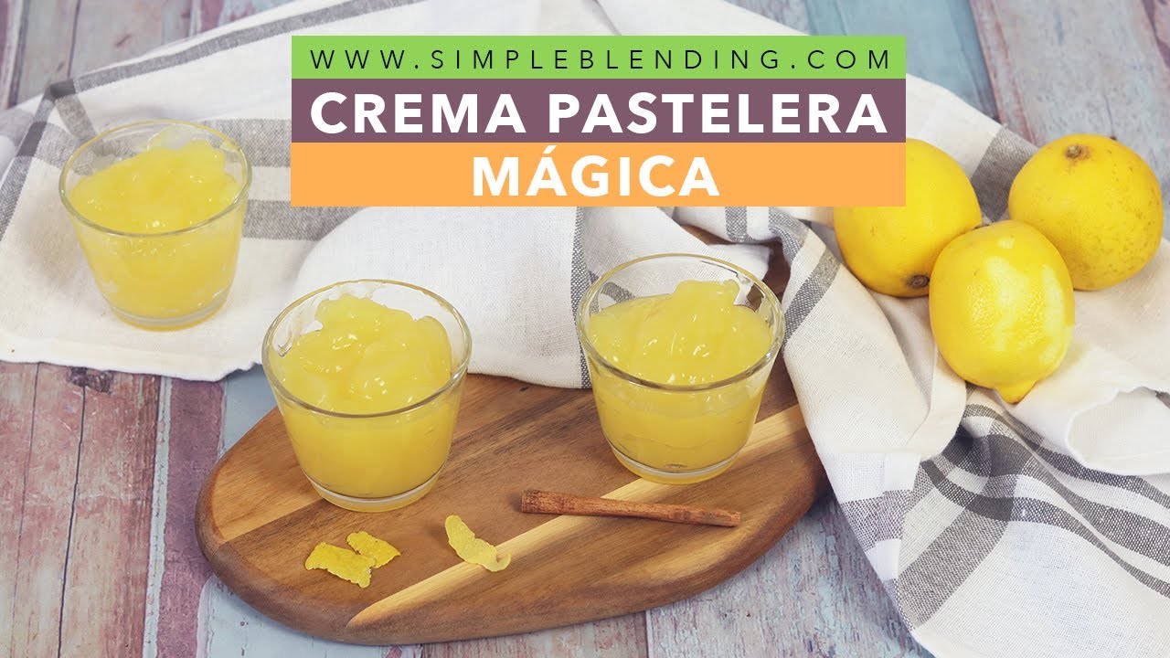 CREMA PASTELERA SIN LECHE Y SIN HUEVO | Receta especial de crema pastelera en el microondas