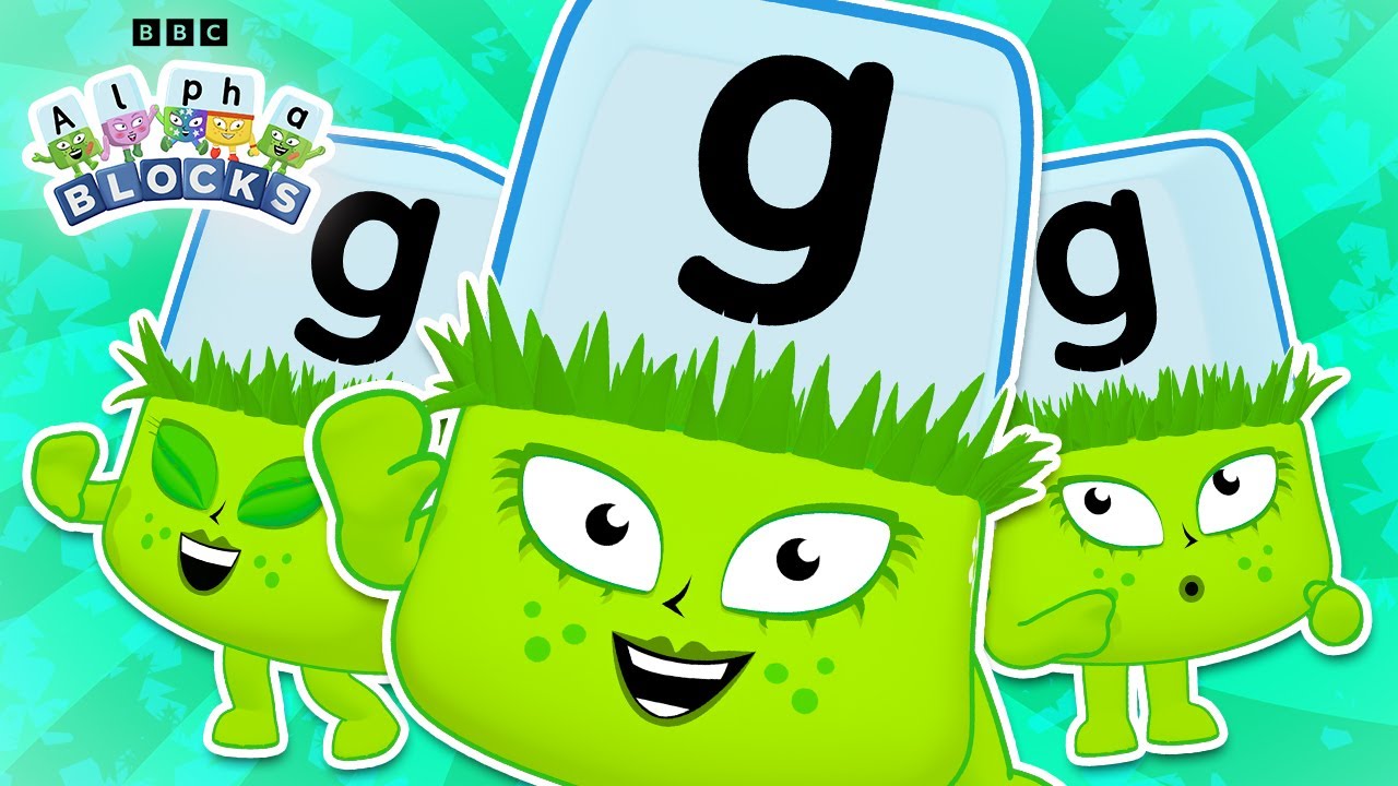 🌿 Gorgeous Alphablock G 🌟  | Letter of the Week | Learn to Spell | @Alphablocks