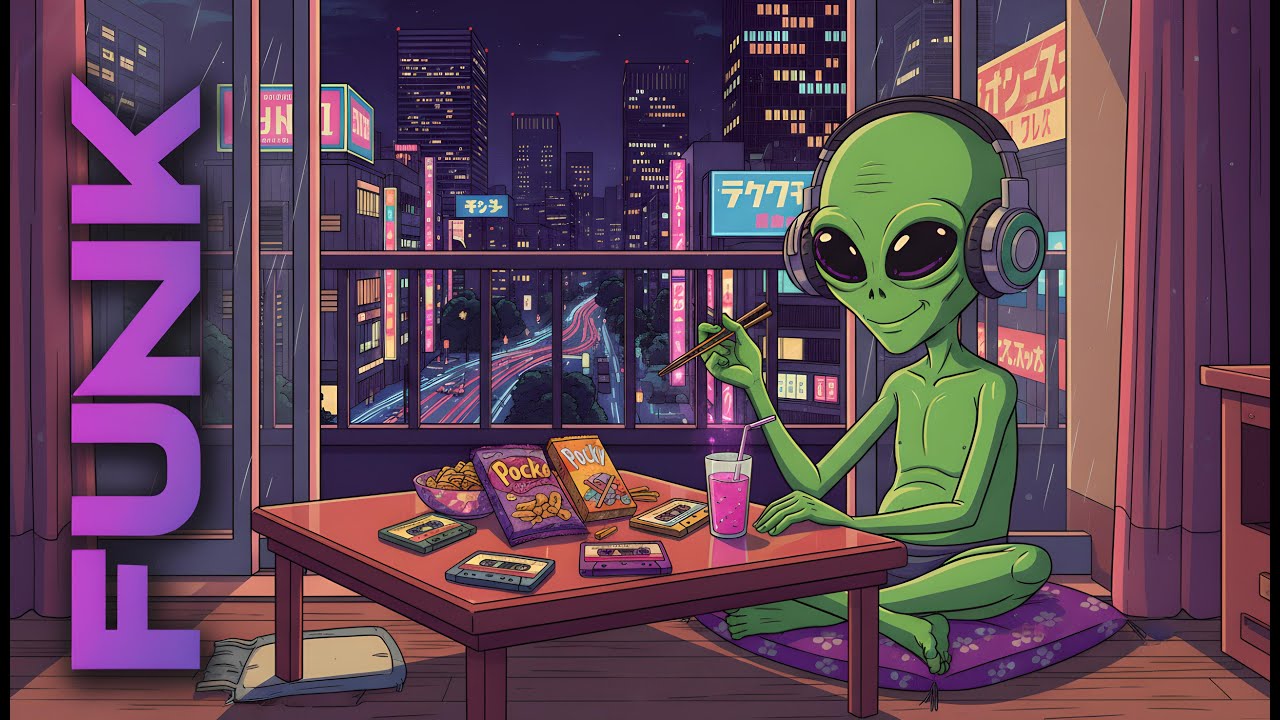 FUNK-CENTRIC CORE | Chill Groove Vibes – Alien Relaxation in the City