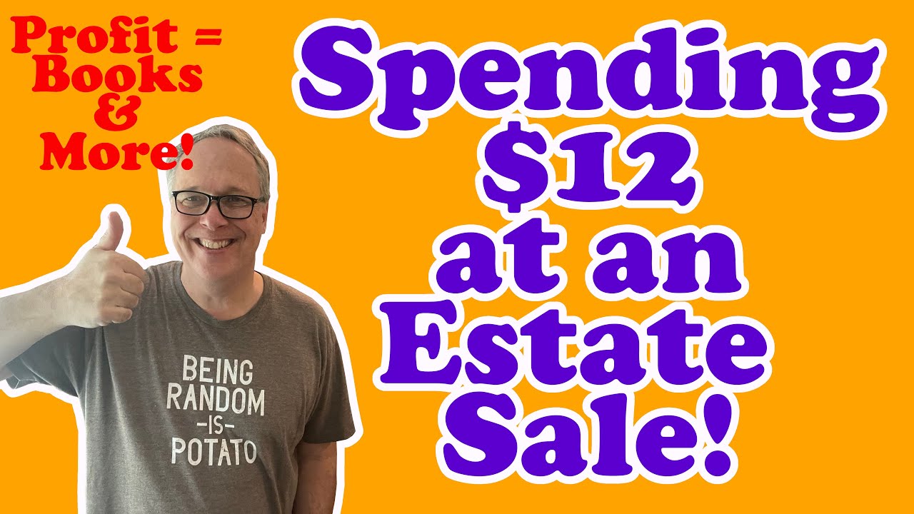 I Spent $12 at an Estate Sale!   Finding 25 Books and More with Great Profit Potential!