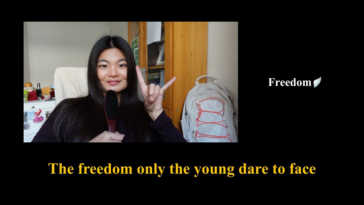 The freedom only the young dare to face只有年轻时才敢面对的自由