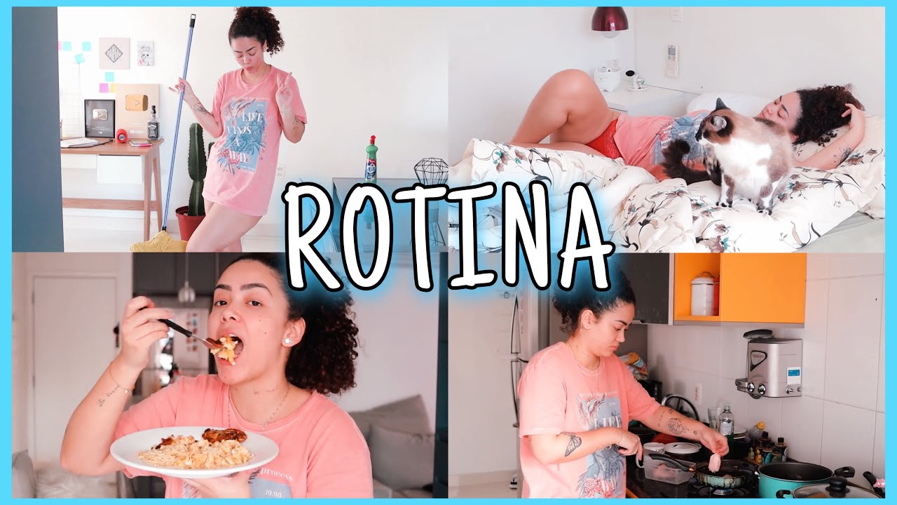 MINHA ROTINA EM CASA